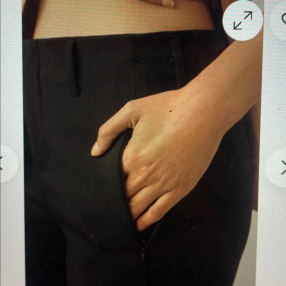 Anthropologie Maeve midnight trouser pant sz 2 - Picture 3 of 7